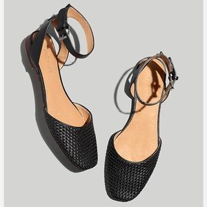 Madewell The Marseilla Ankle-Strap Sandal Black Size 8.5